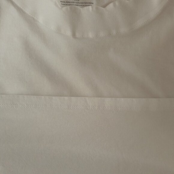 2 - Talbots Scalloped Neck Tops - 1 Ivory and 1 White - Size XLP - Picture 5 of 9